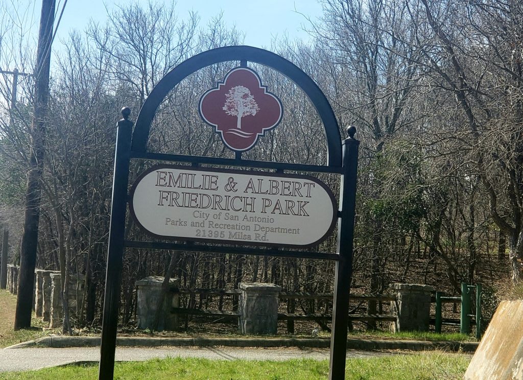 Friedrick Park sign